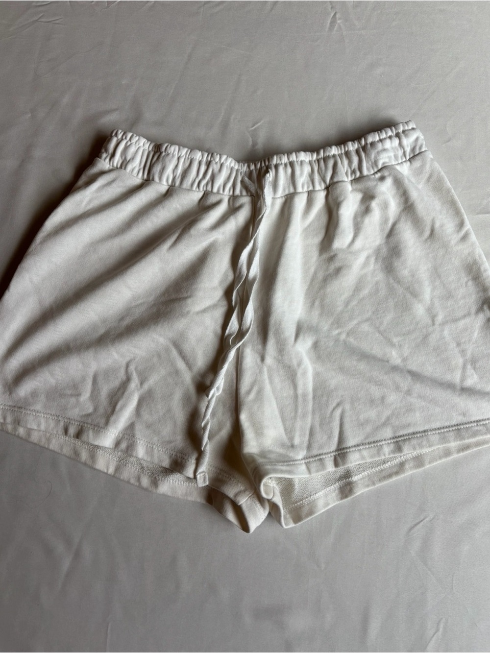 Classic White Lounge Shorts